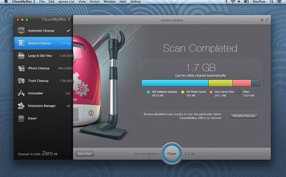 CleanMyMac v2.0.1 Mac OS X