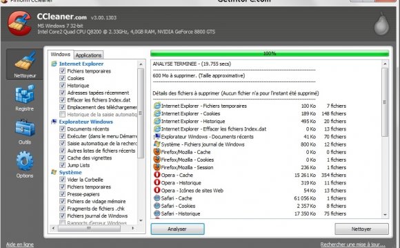 CCleaner free Download for Windows 8
