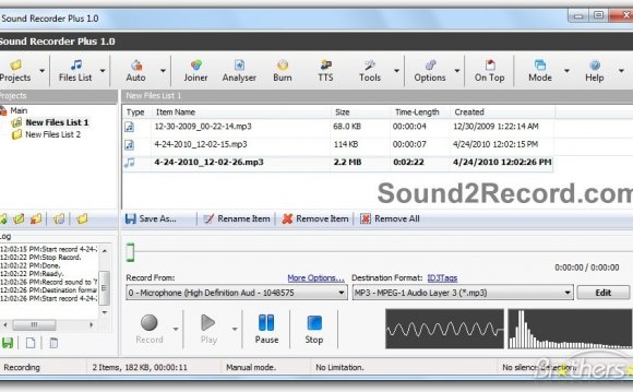 Sound Recorder free