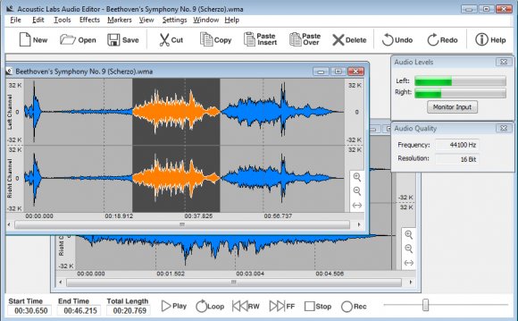 MP3 audio Editor