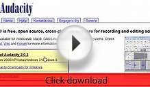 FREE [HOW TO] Download Audacity - Awesome Soundediting