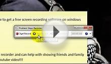 Free screen recording software for windows 7