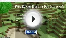 Free Server Hosting for Minecraft