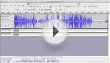how to clean up an EVP with Audacity - Free software