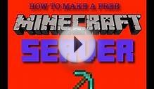 How to Make a Free Minecraft Server! 100% free!