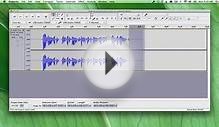 How to make simple audio edits using Audacity