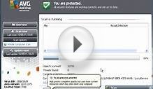 Performing A Virus Scan With AVG Free Anti Virus - Windows XP