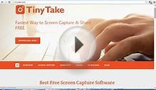 TinyTake - Best Free Windows Screen Capture Software