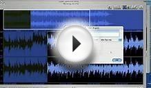 Using Peak Pro Sound Editing Software : Waveform Editing