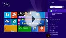 Windows 8.1 - Two ways to open Steps Recorder